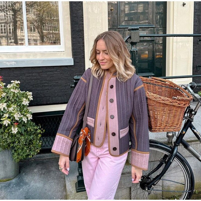 WW | Comfortable Women's Transition Jacket with Button Details