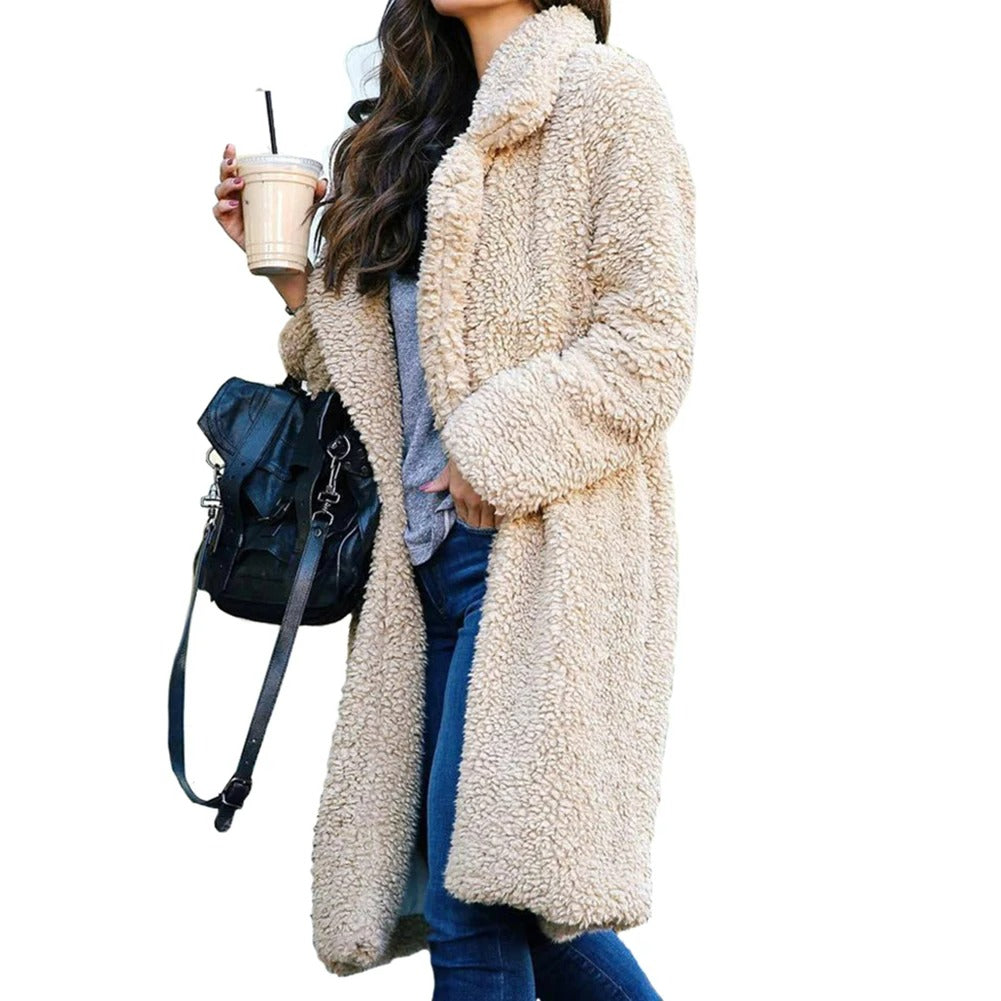 WW | Elegante Plüsch Winterjacke für Damen