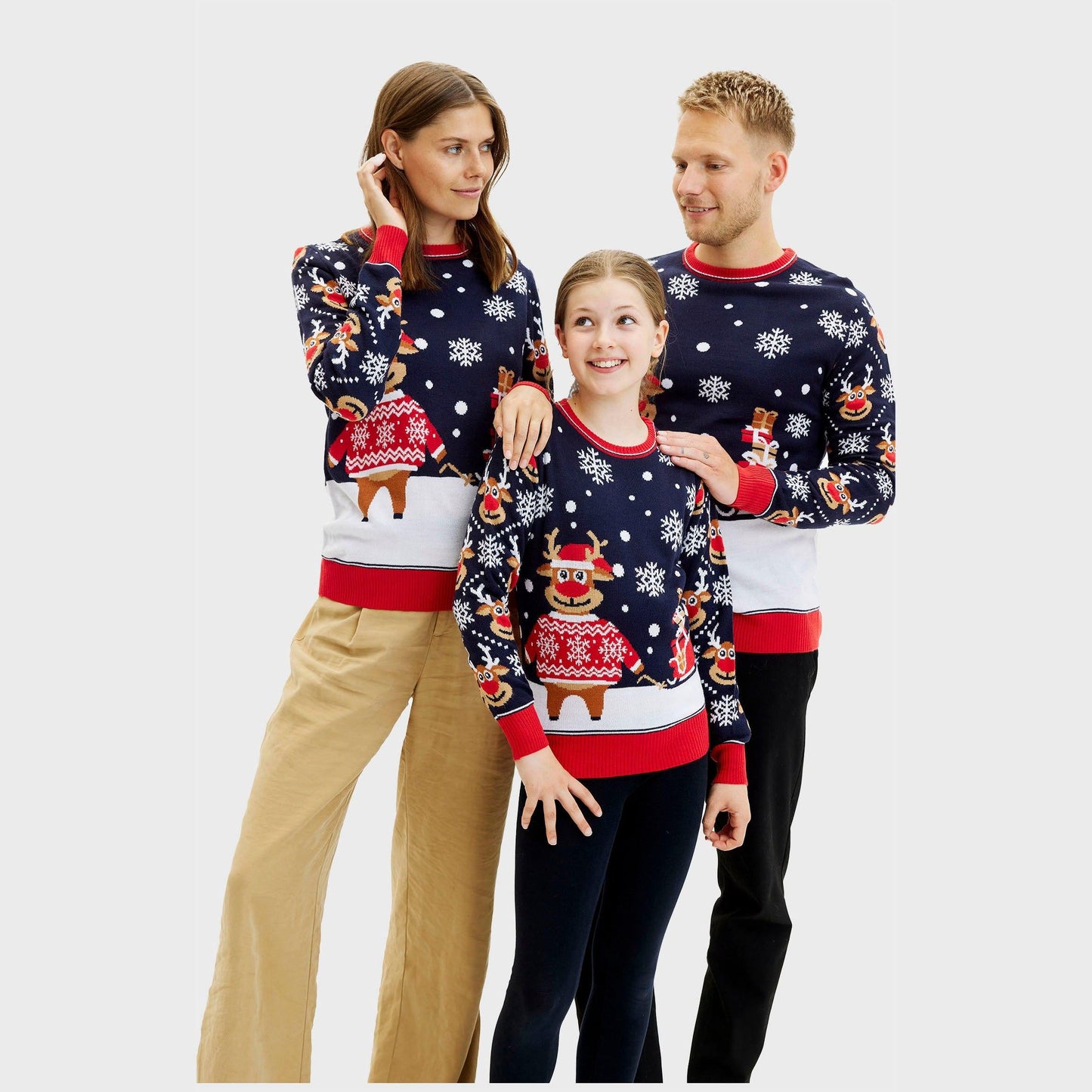 WW | Der Bringing Christmas Gifts Weihnachtspullover - Damen