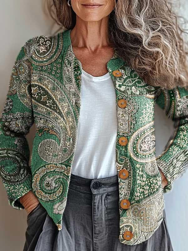 WW | Green Paisley Jacket