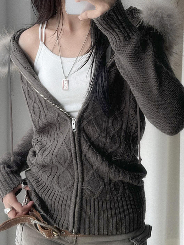 WW | Farbe Vintage Twist und Fellnahtjacke