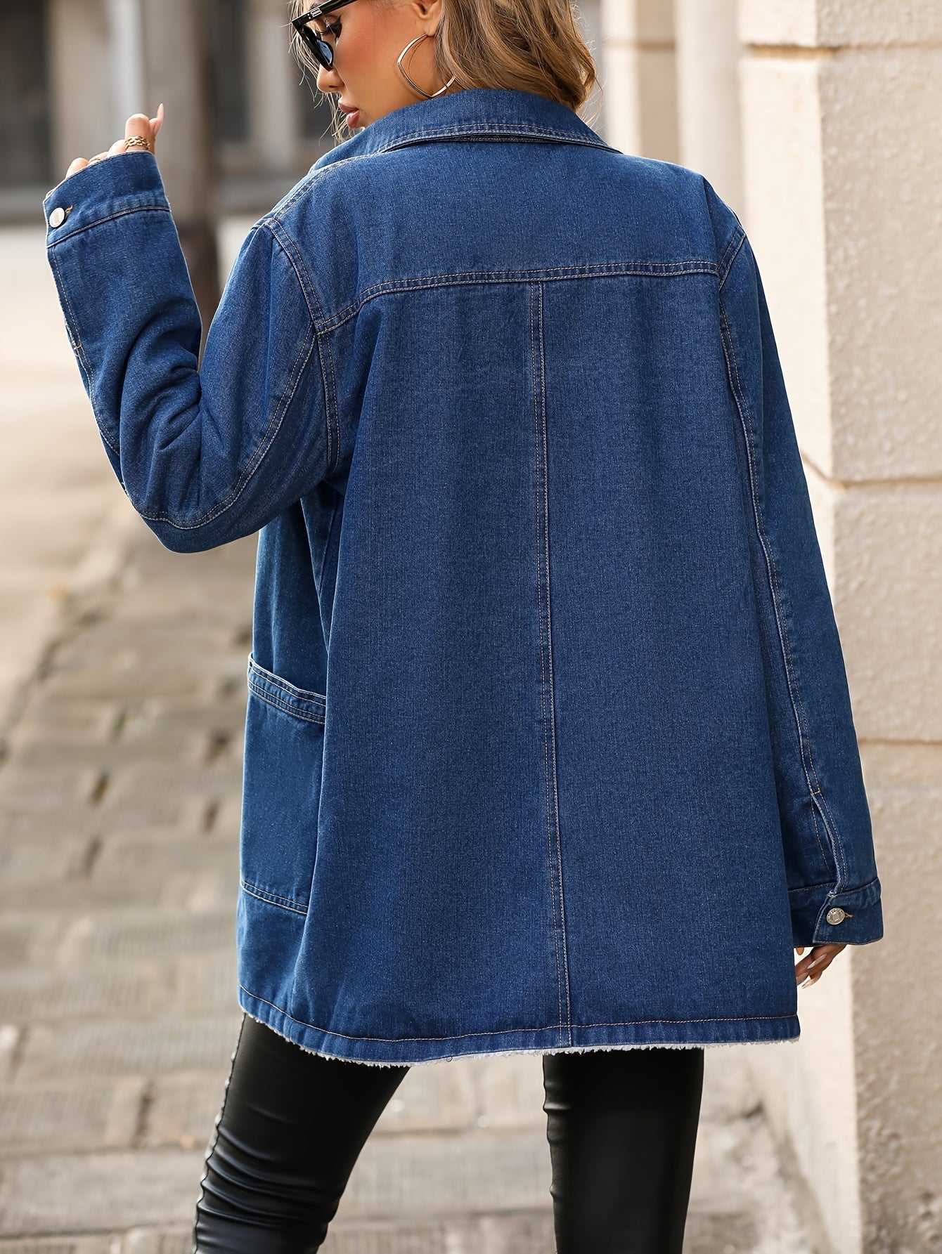 WW | Schicke WW-Jacke | blau mit Fleece-Futter für Frauen