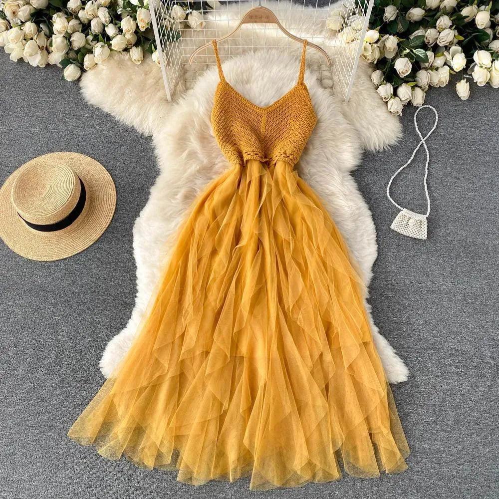 WW | Kleid aus Netzschlaufe