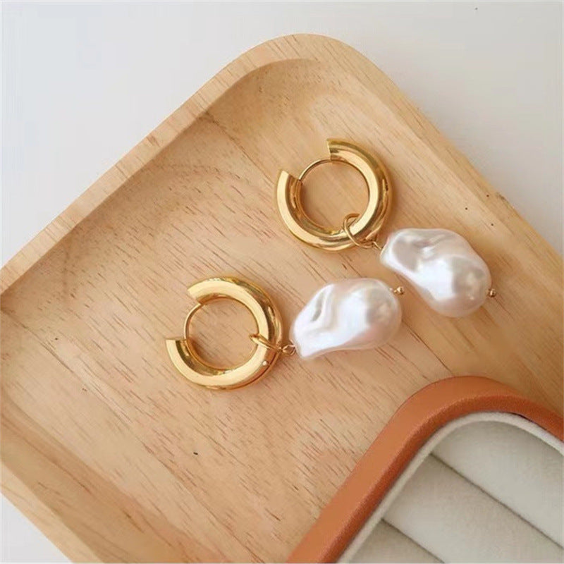 WW | Baroque Pearl Earrings