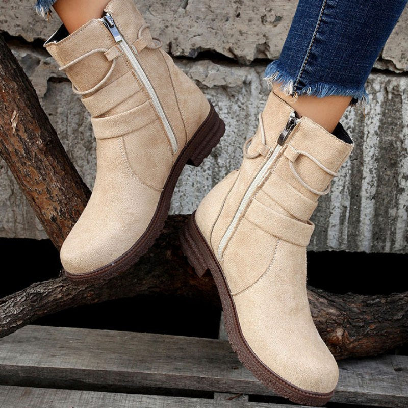 WW | Casual Damenstiefel mit Schnalle