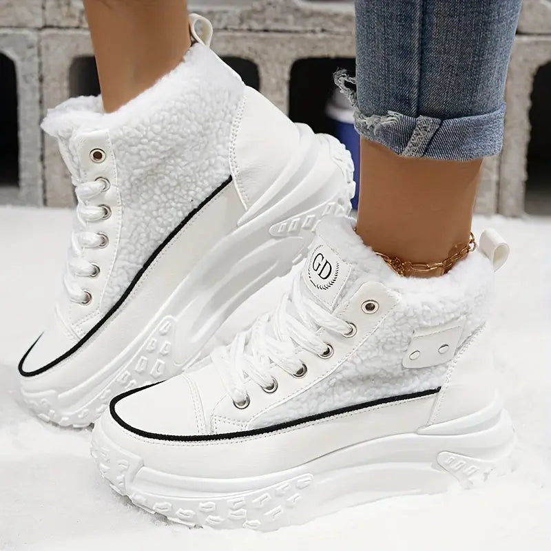 WW | Damen Fleecegefütterte Winter Schneestiefel