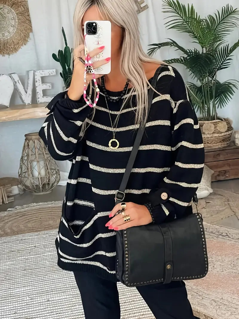 WW | Gestreifter Pullover für Frauen