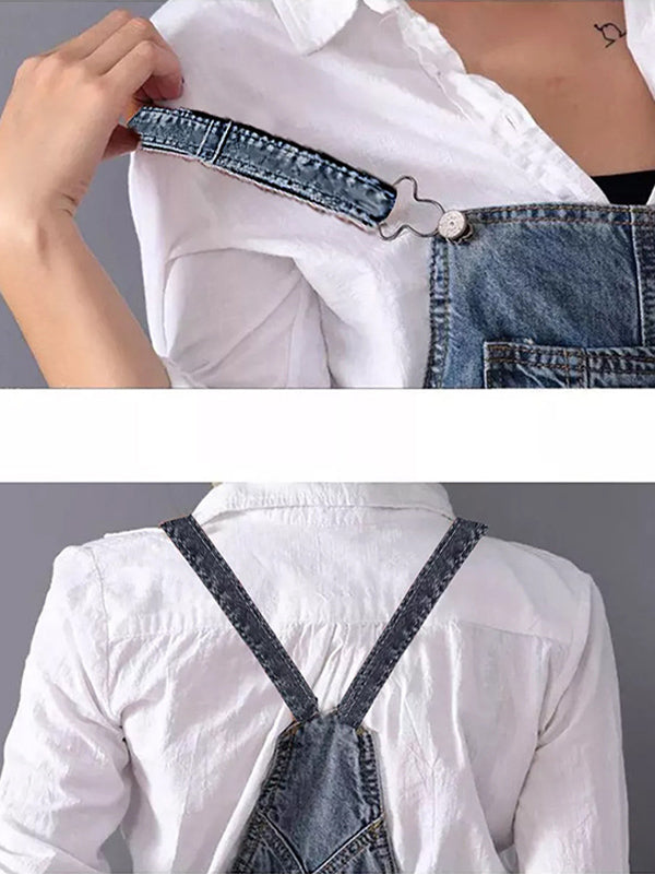 WW | Lässiges Denim-Latzkleid