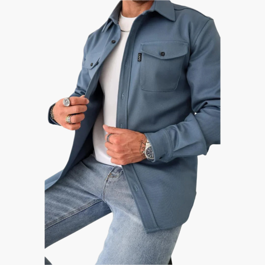WW | Overshirt Jacke - Modernes Button-Through Hemdjacke für Freizeit und Business