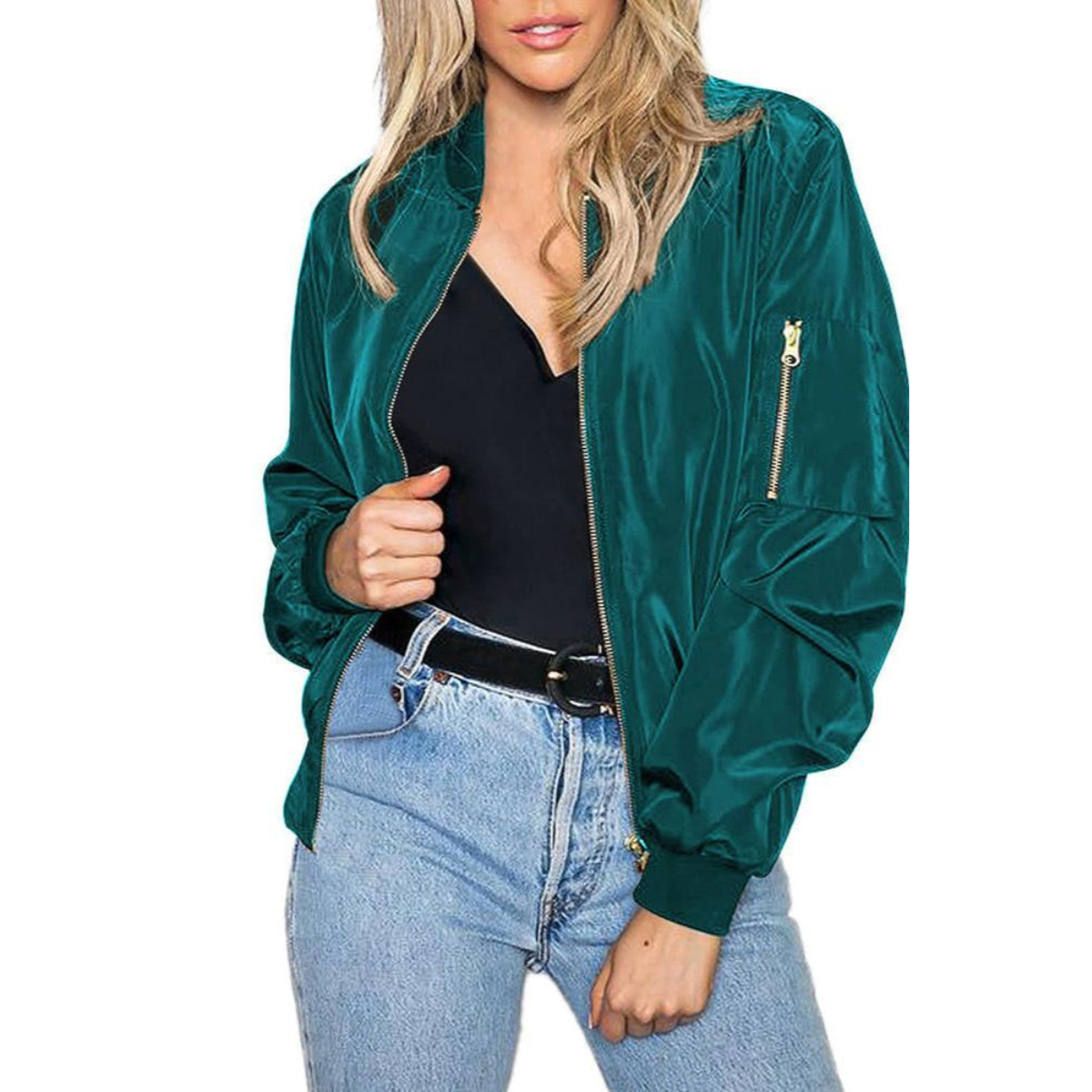 WW | Zipper Lightweight Jacket For Women