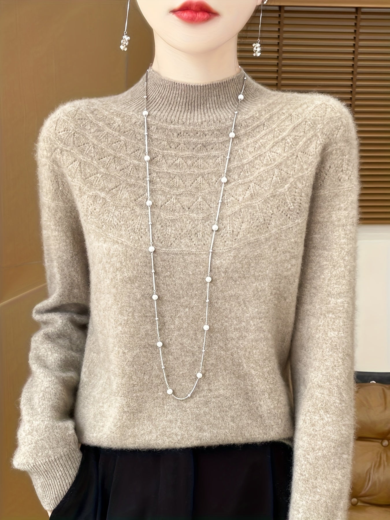 WW | Wollstrickpullover Pullover Damen - Für den Alltag