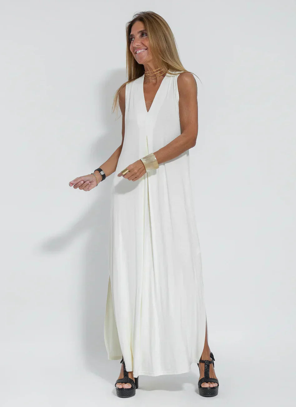 WW | Langes Kleid und Weste