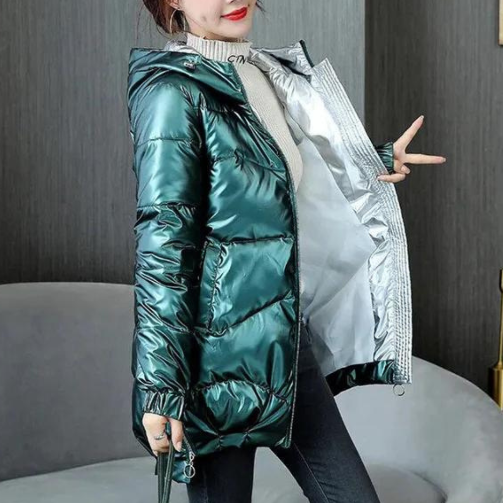WW | Stylish Padded Hooded Jacket For Women