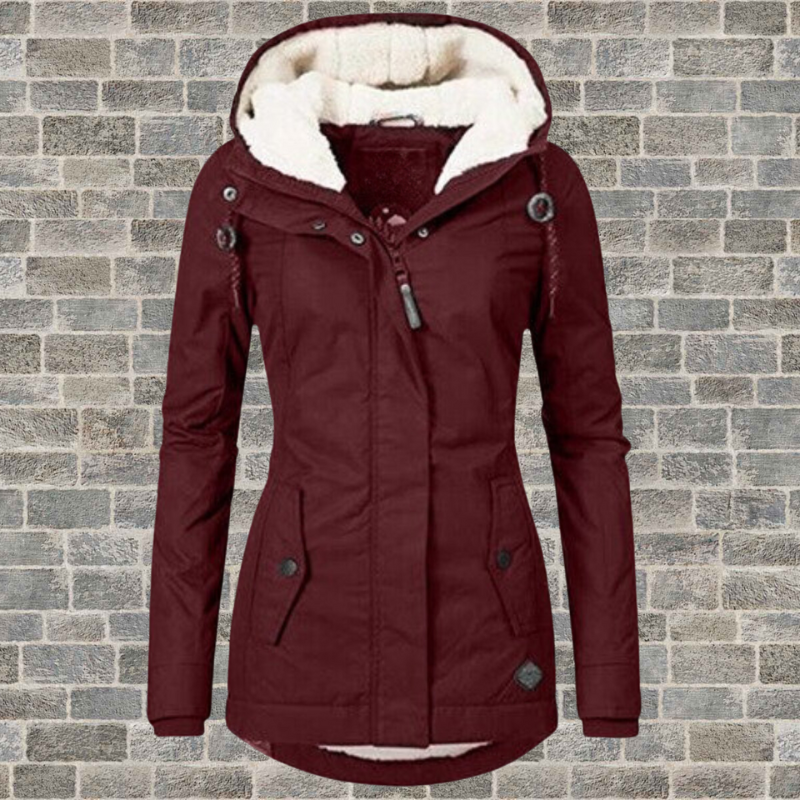WW | Lange Winterjacke Damen mit Kapuze - Damen Winterbekleidung