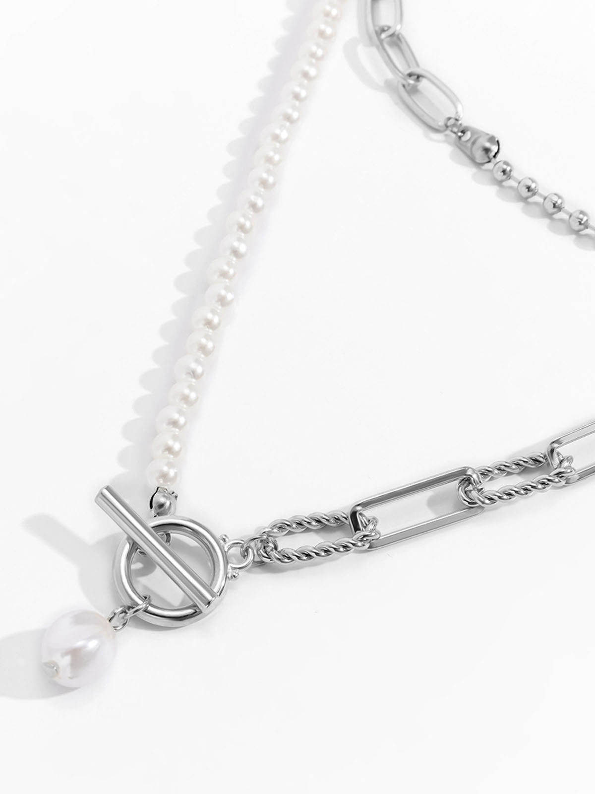 WW | Pearl Saturn Necklace Set For Women