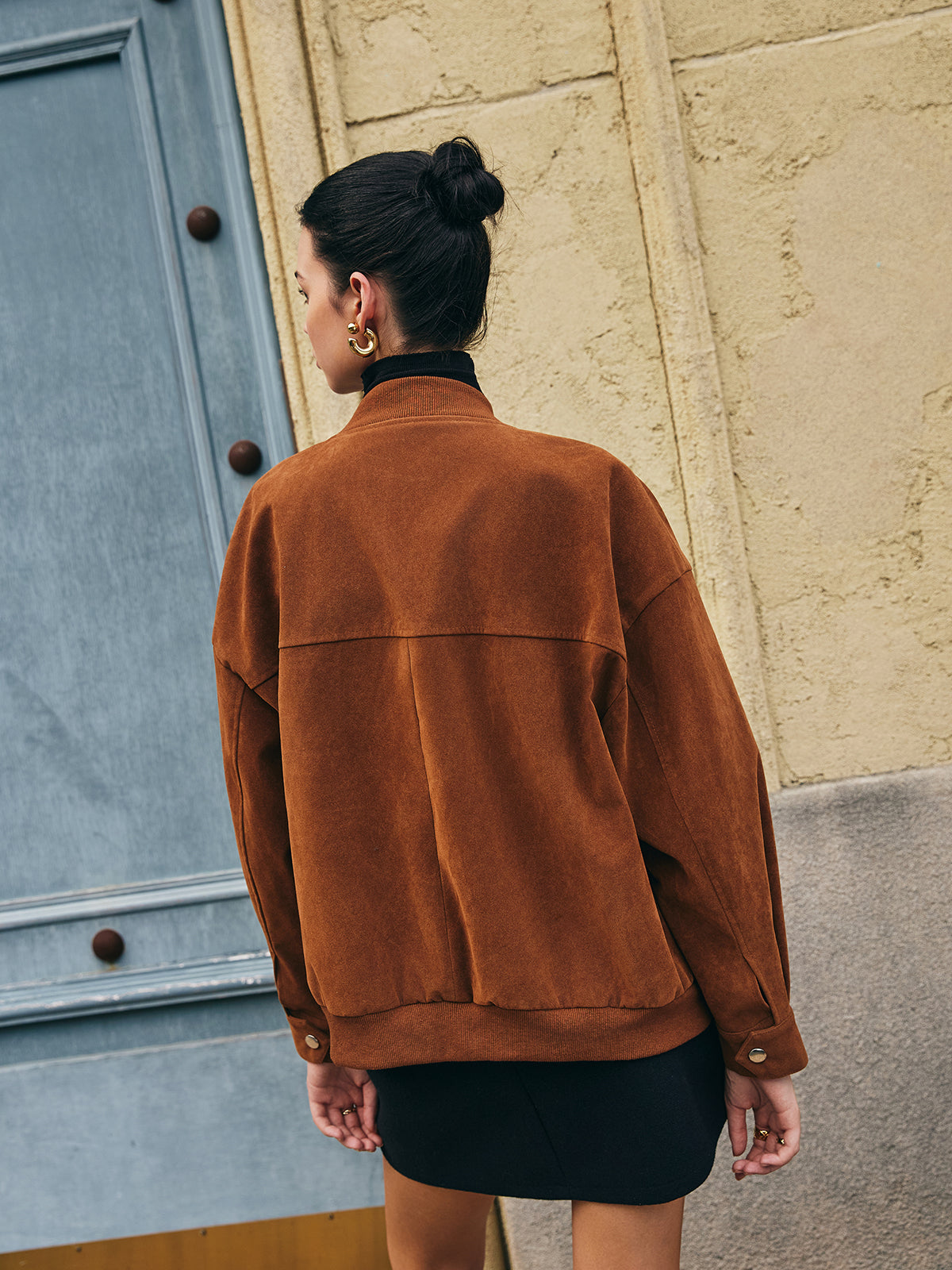 WW | Taschen Reißverschluss Wildlederjacke