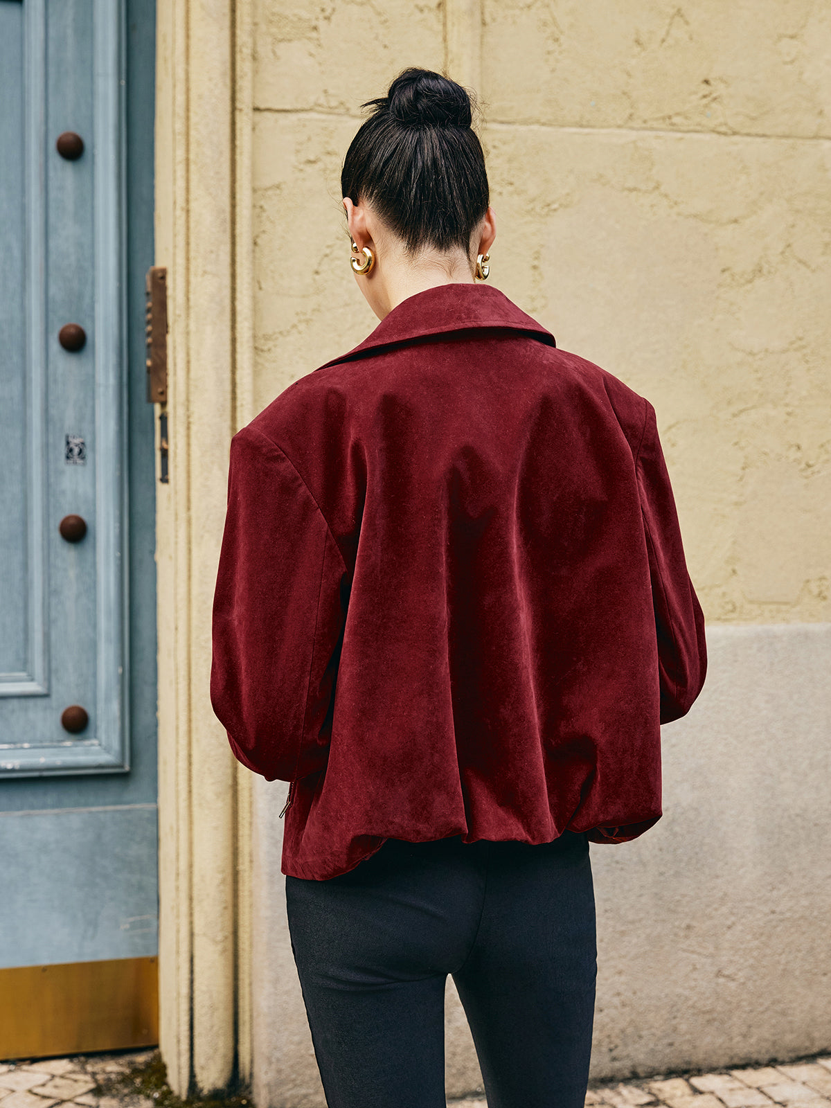 WW | Pockets Lapel Suede Jacket