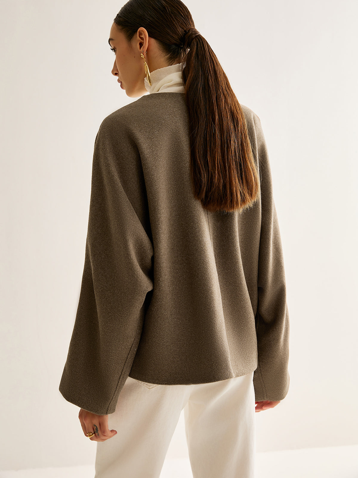 WW | Hals Lose Warme Jacke