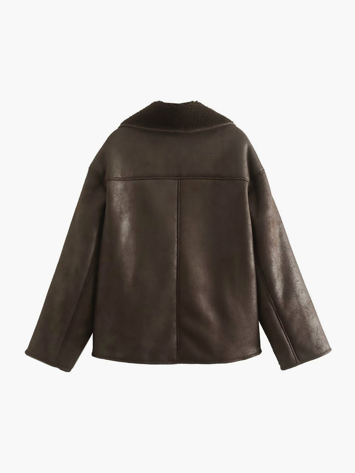 WW | Fauxleder Warme Jacke