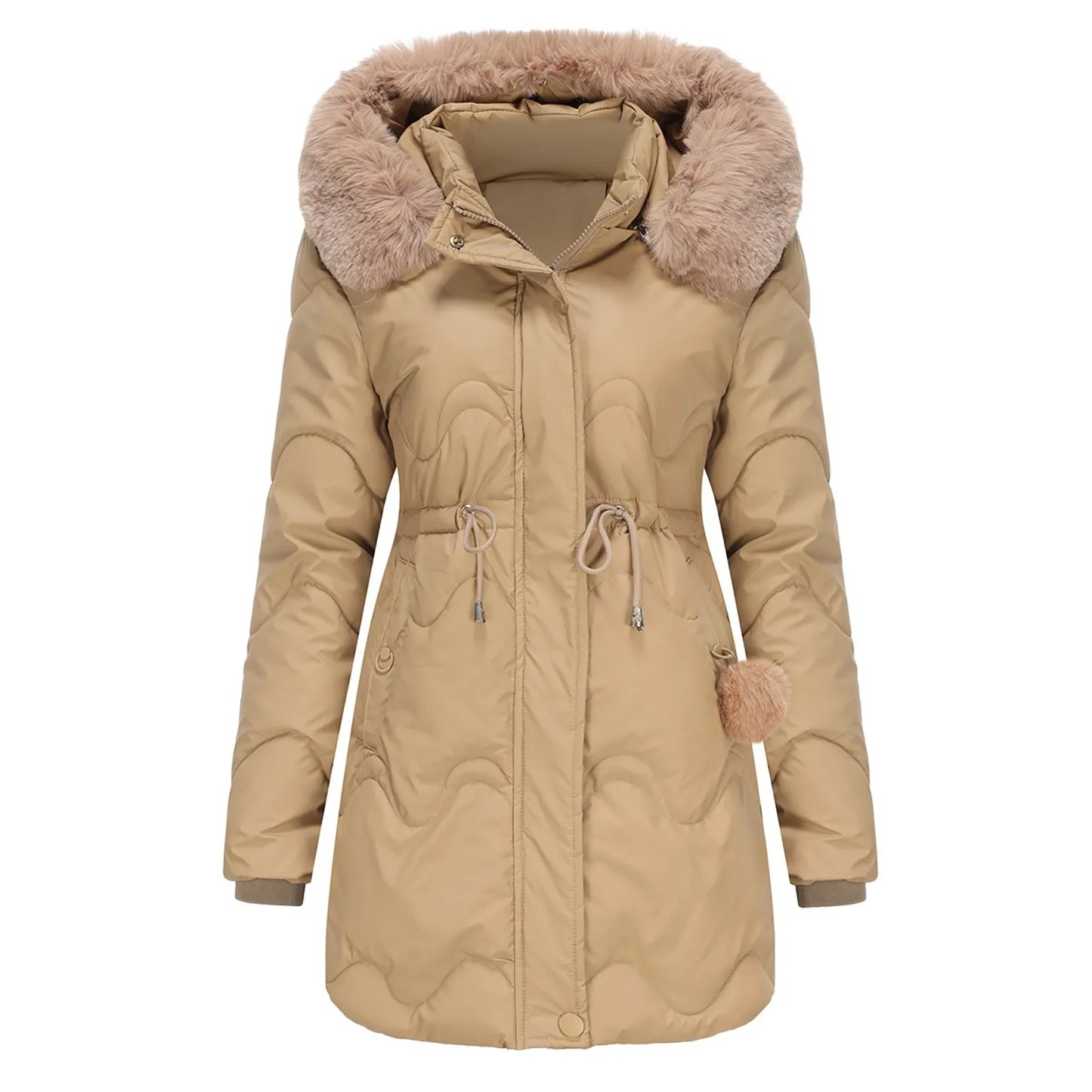 WW | Winter coat with a cozy collar