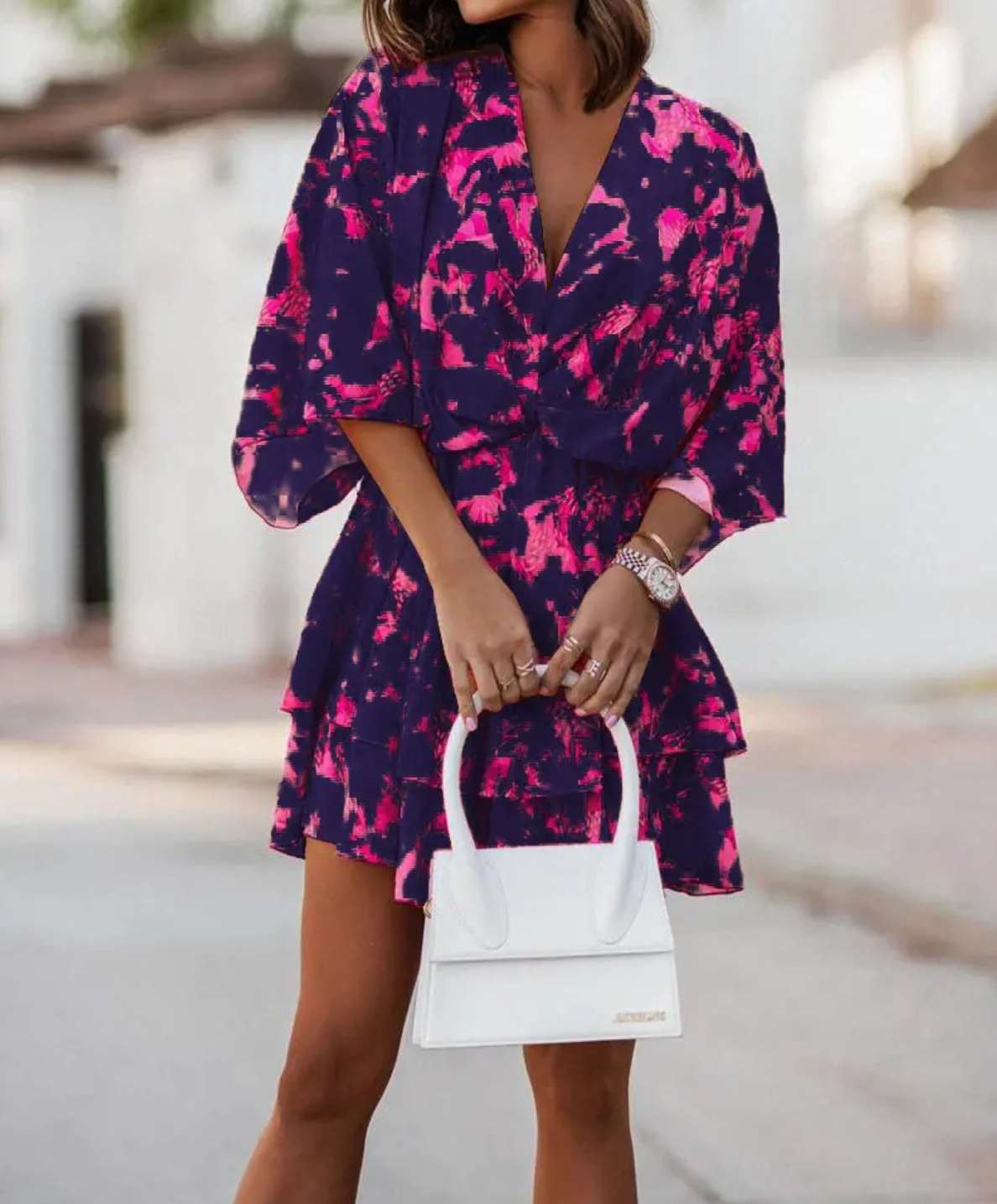 Valeria – Bohemian Blumen-Minidress