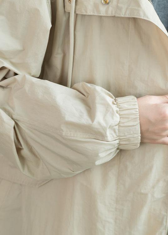 WW | Kapuzenreißverschluss Mode lässige Mäntel nude Tunika Damen Mäntel