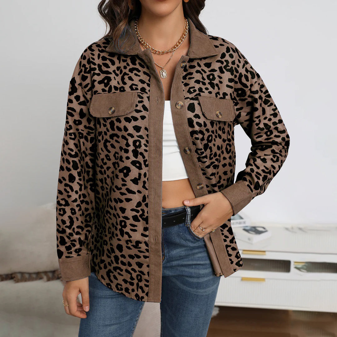 WW | Jacket - Chic/Elegant - Unique Print - Ideal for Autumn for Women