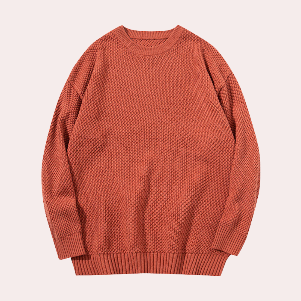 WW | Lässige Herrenpullover mit Rundhalsausschnitt