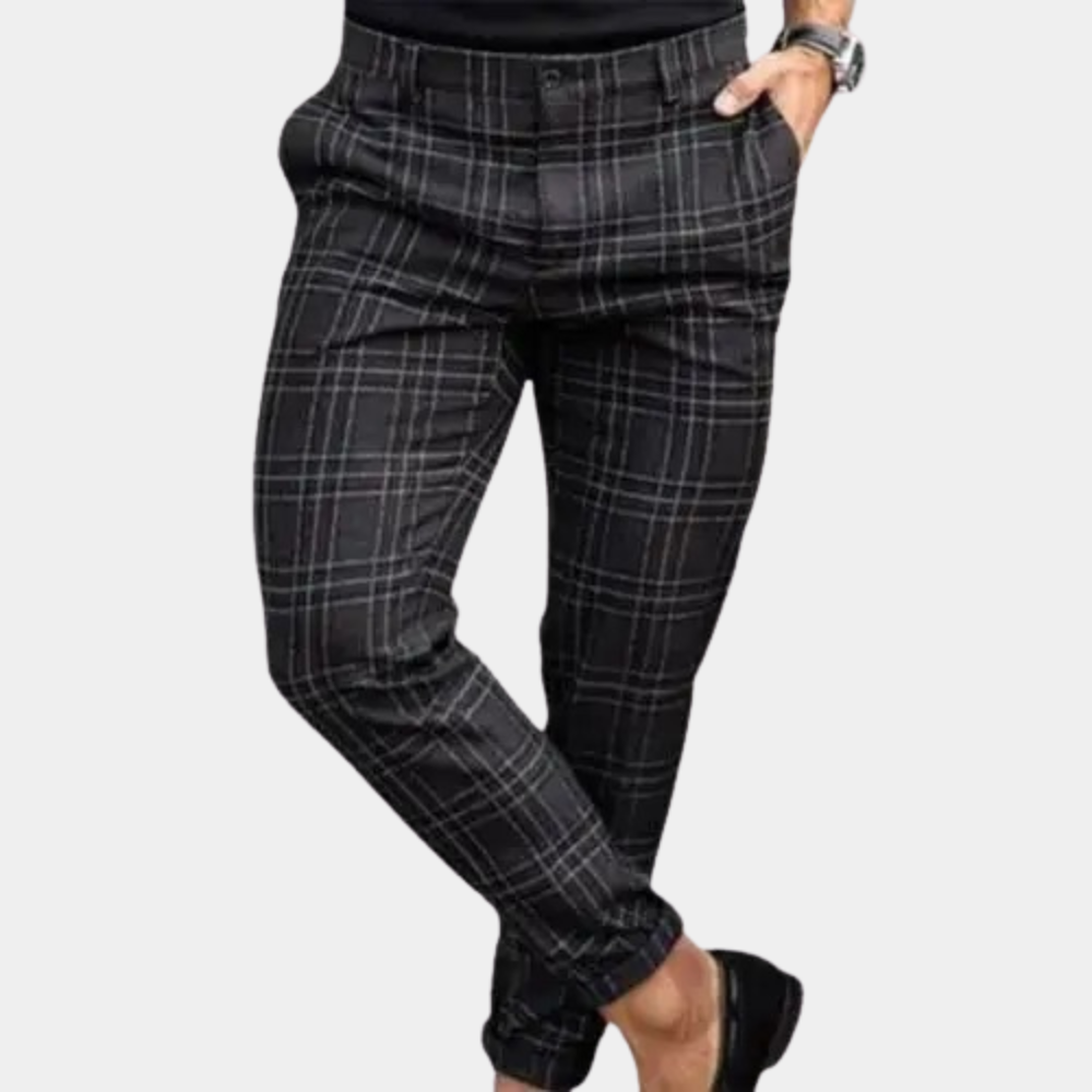 WW | Men's Slim Fit Chino Trousers - Elegant Casual Trousers with Stretch