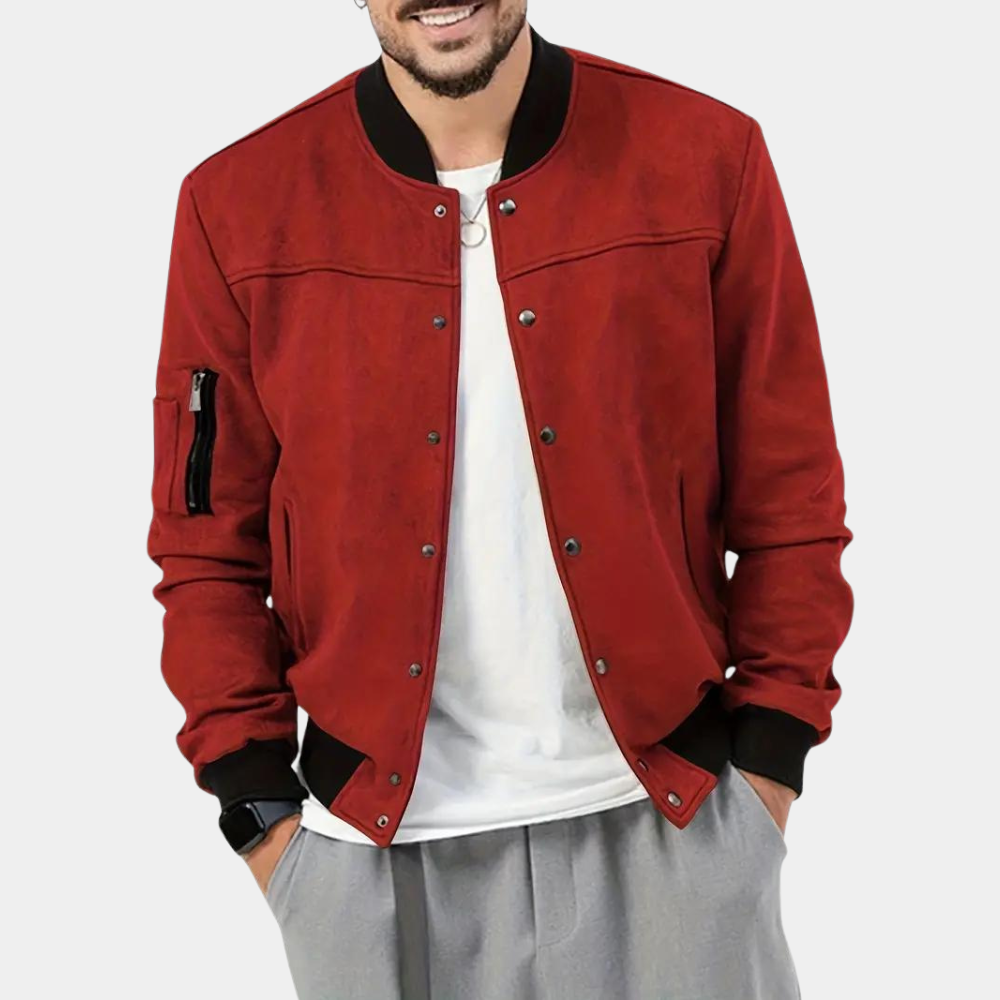 WW | Fashionable Bomber Jacket For Men For Leisure