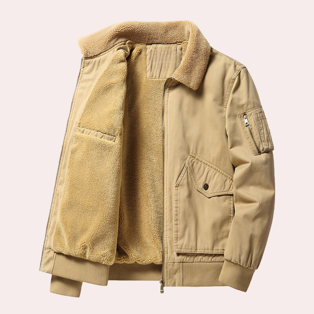 WW | Herren Bomberjacke mit Vielen Taschen