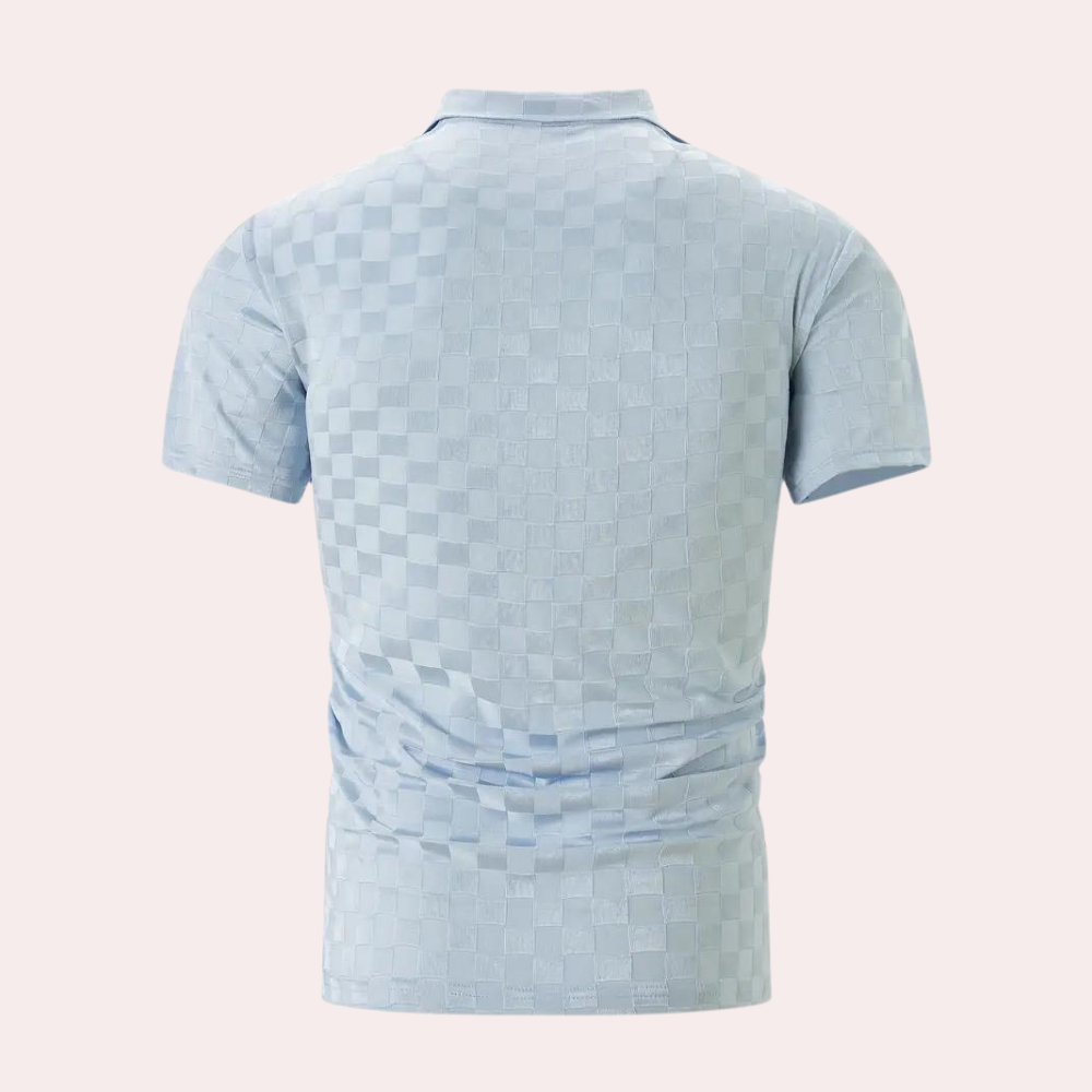 WW | Slim Fit Karo Poloshirt Für Herren
