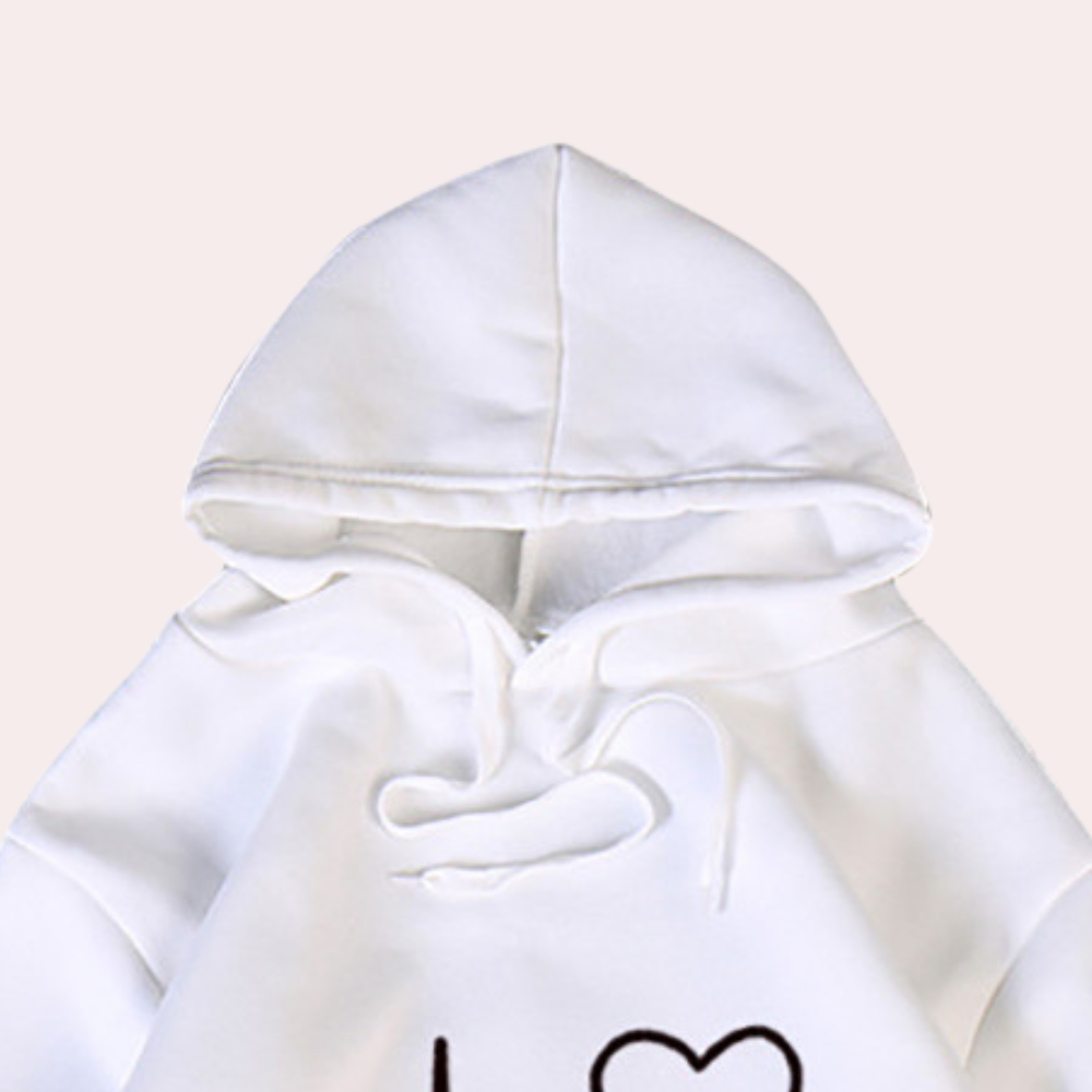 WW | Sehr Bequemer Damen Hoodie mit Kapuze, Der Ein Gemütliches, Minimalistisches Aussehen Verleiht