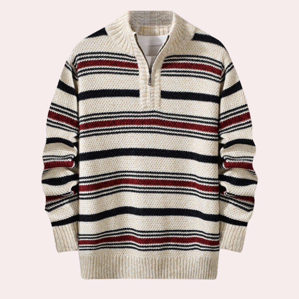 WW | Retro Striped Men's Hoodie