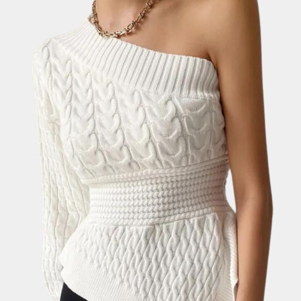 WW | Shoulder Knit Sweater for Women