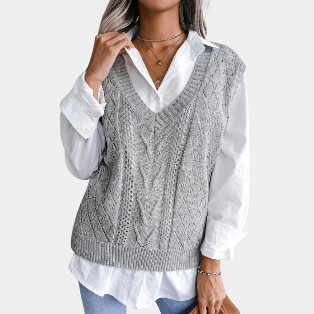 WW | Ärmelloser Pullover