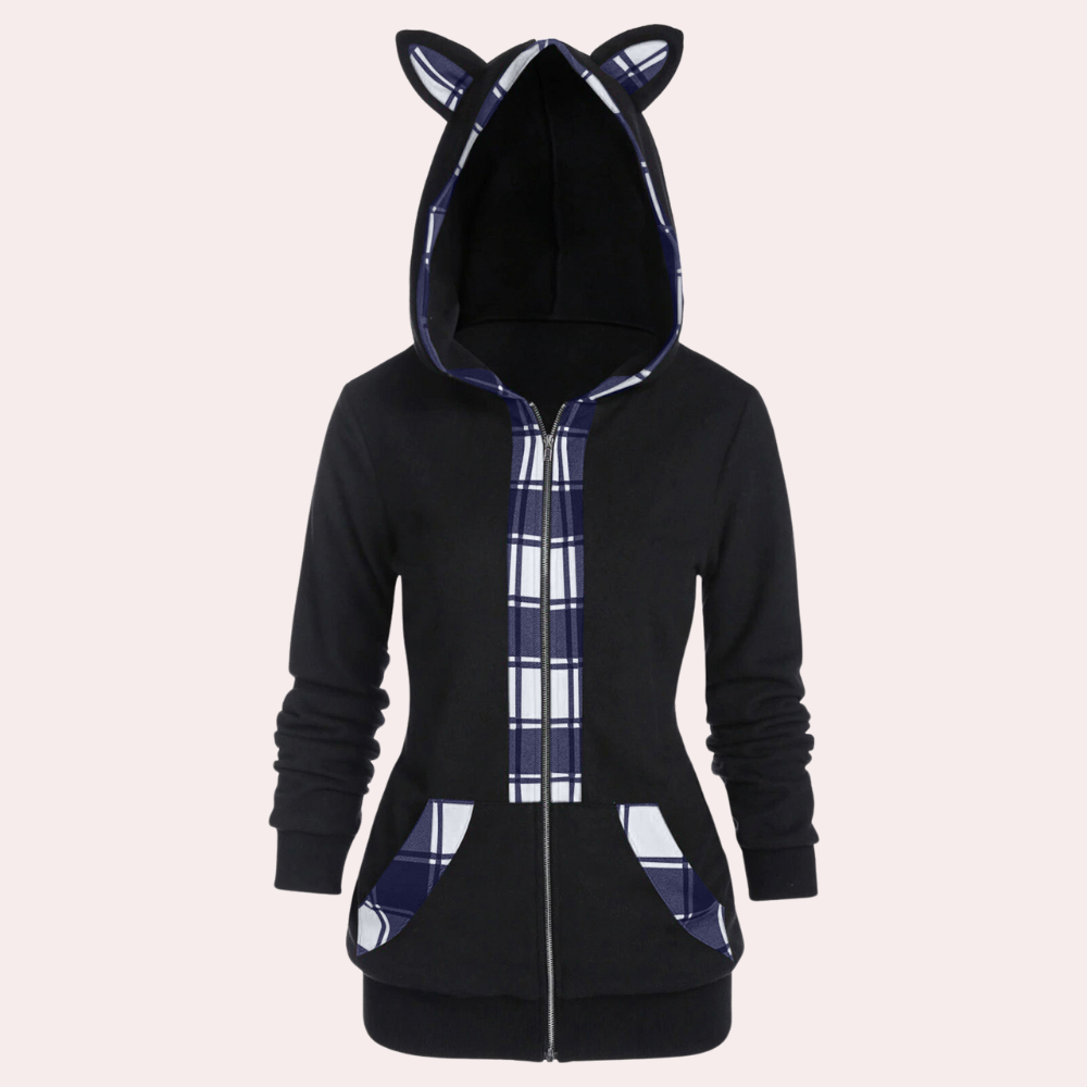 WW | Warm Coat with Cat Ears for Women