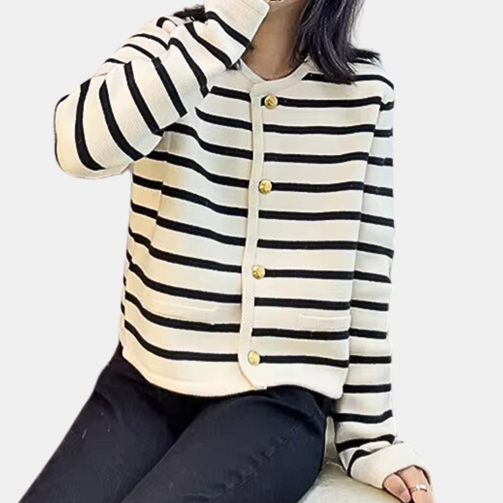 WW | Stylish Striped Cardigan for Women