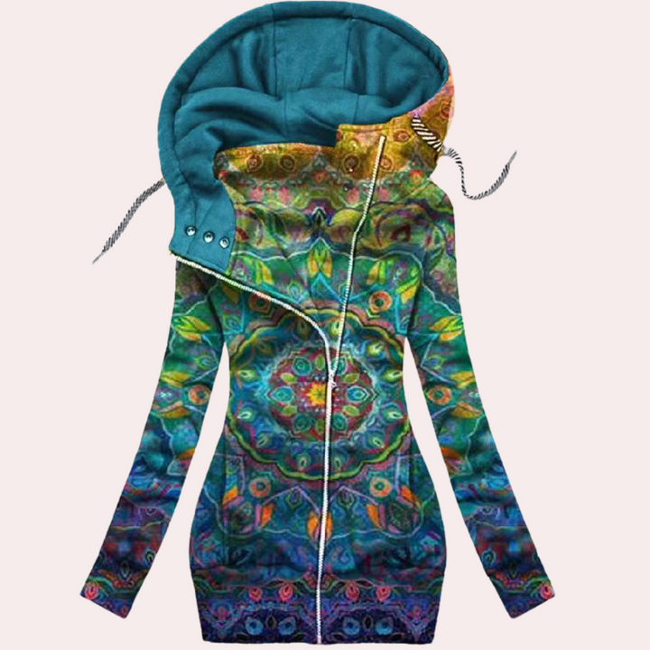 WW | Floral Zip-Up Hoodie