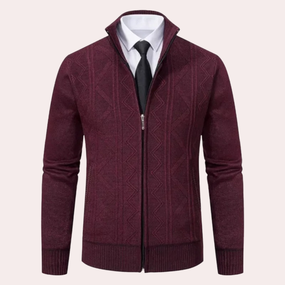 WW | Bequemes, Elegantes Strickjacke für Herren