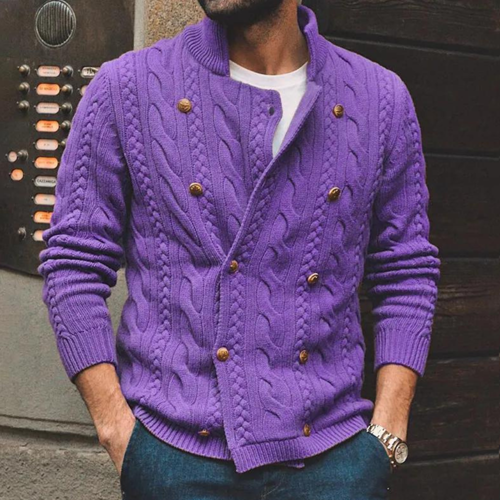 WW | Klassische Strickjacke Für Herren