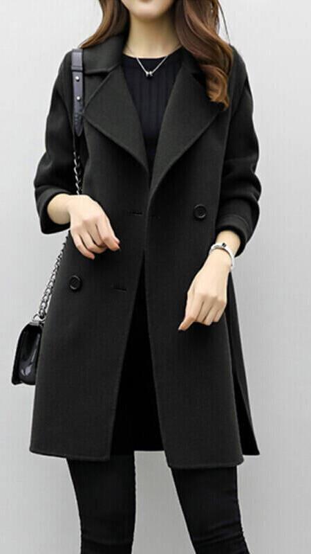 WW | Elegant double-breasted coat