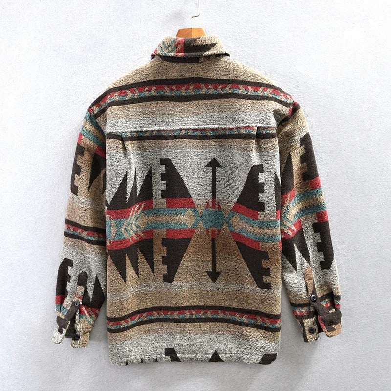 WW | Jacquard Flannel Shirt For Stylish Men