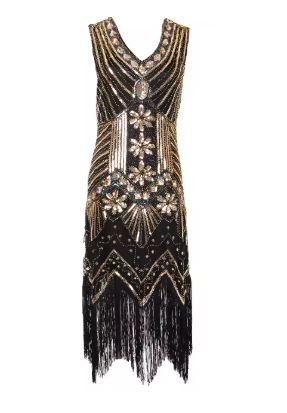 WW | Gatsby Kleid Große Größe Silber