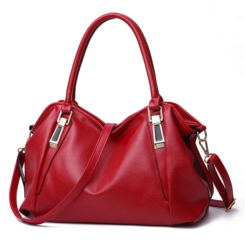 WW – Women's Solid Color Tote Shoulder Bag
