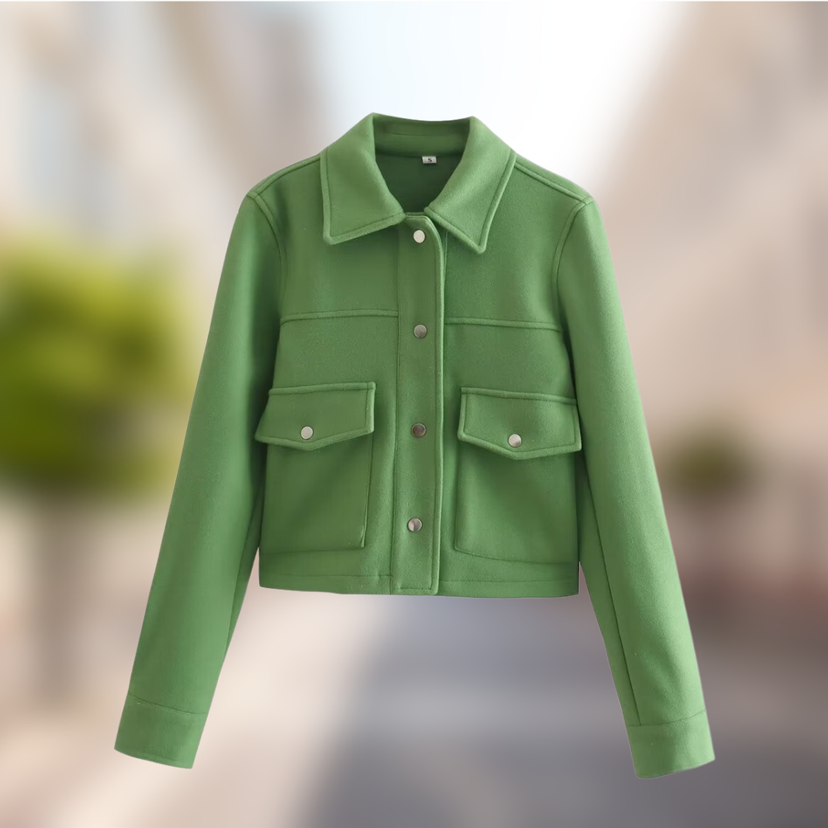 WW | Gemütliche Woll Look Jacke Für Frauen Herbst Essential