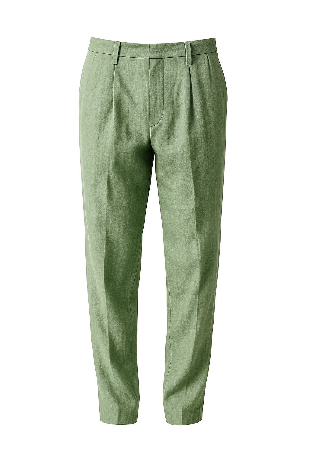 Alvric Classic Linen Trousers - Green