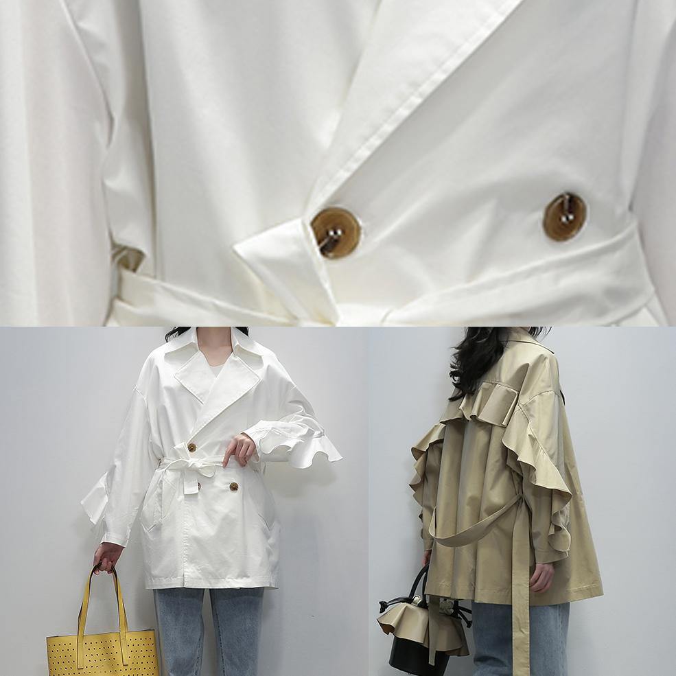 WW | Rectangular Belt Fashion Tunics Yellow Women's Coats