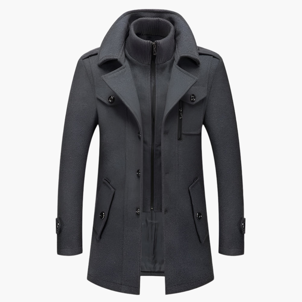 WW | Wintermantel Elegant Zweiteilig - Stilvolle Business- und Freizeitjacke