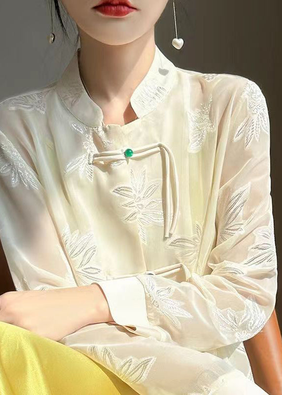 WW | Black Stand Collar Hollow Tassel Tulle Coats Long Sleeves